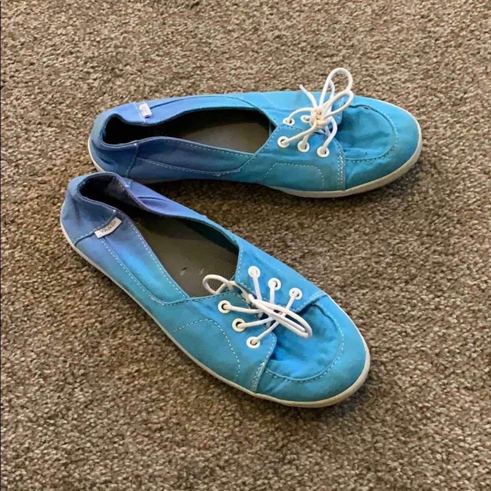 Blue ombré Vans
